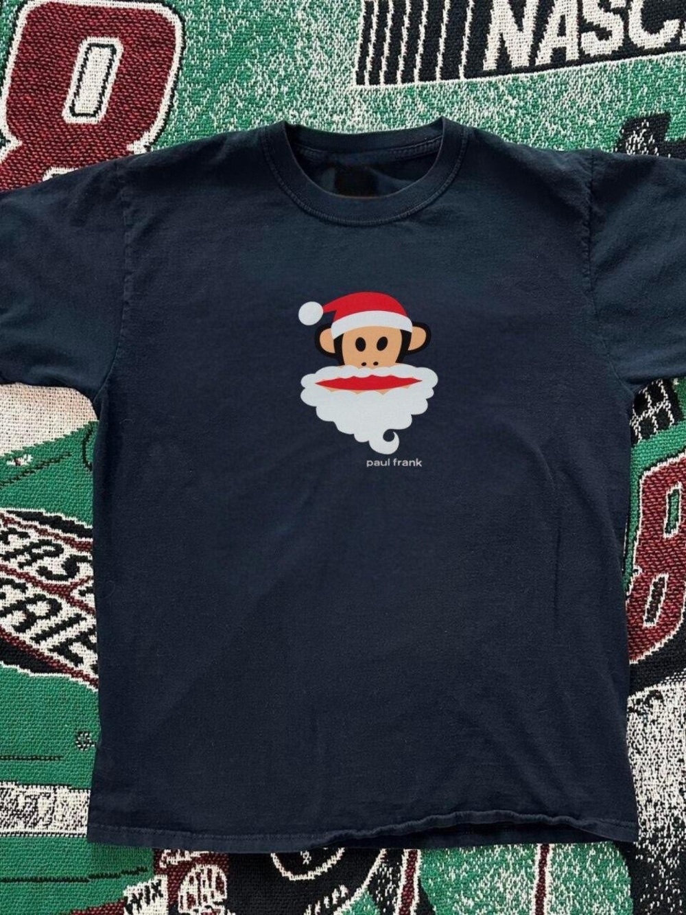 Gildan Black Paul Frank Julius Santa Graphic Tee